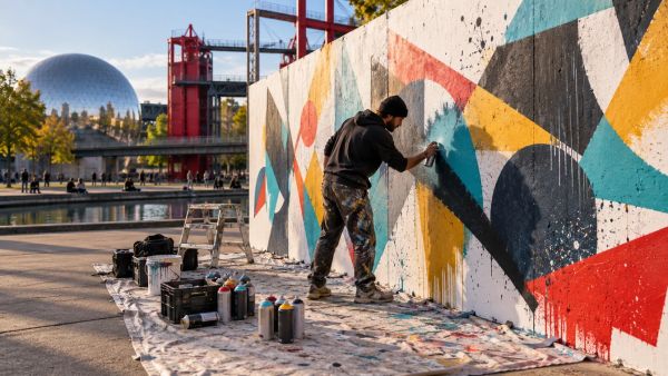 Transformez votre événement en œuvre d'art avec un graffeur